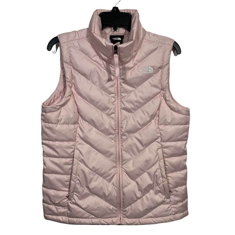 The North Face Baby Pink 550 Down Puffer Vest